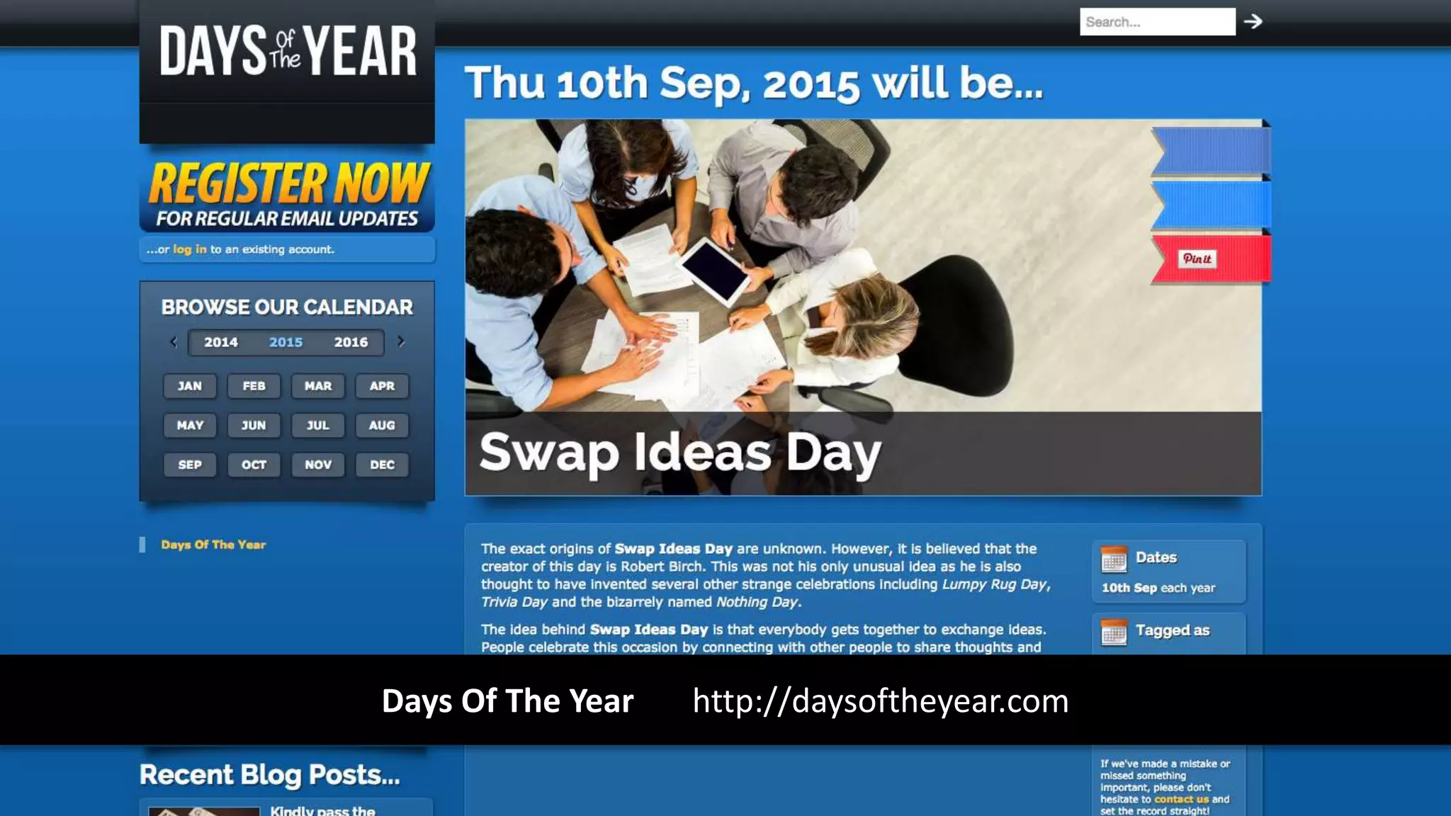 Days Of The Year http://daysoftheyear.com
 