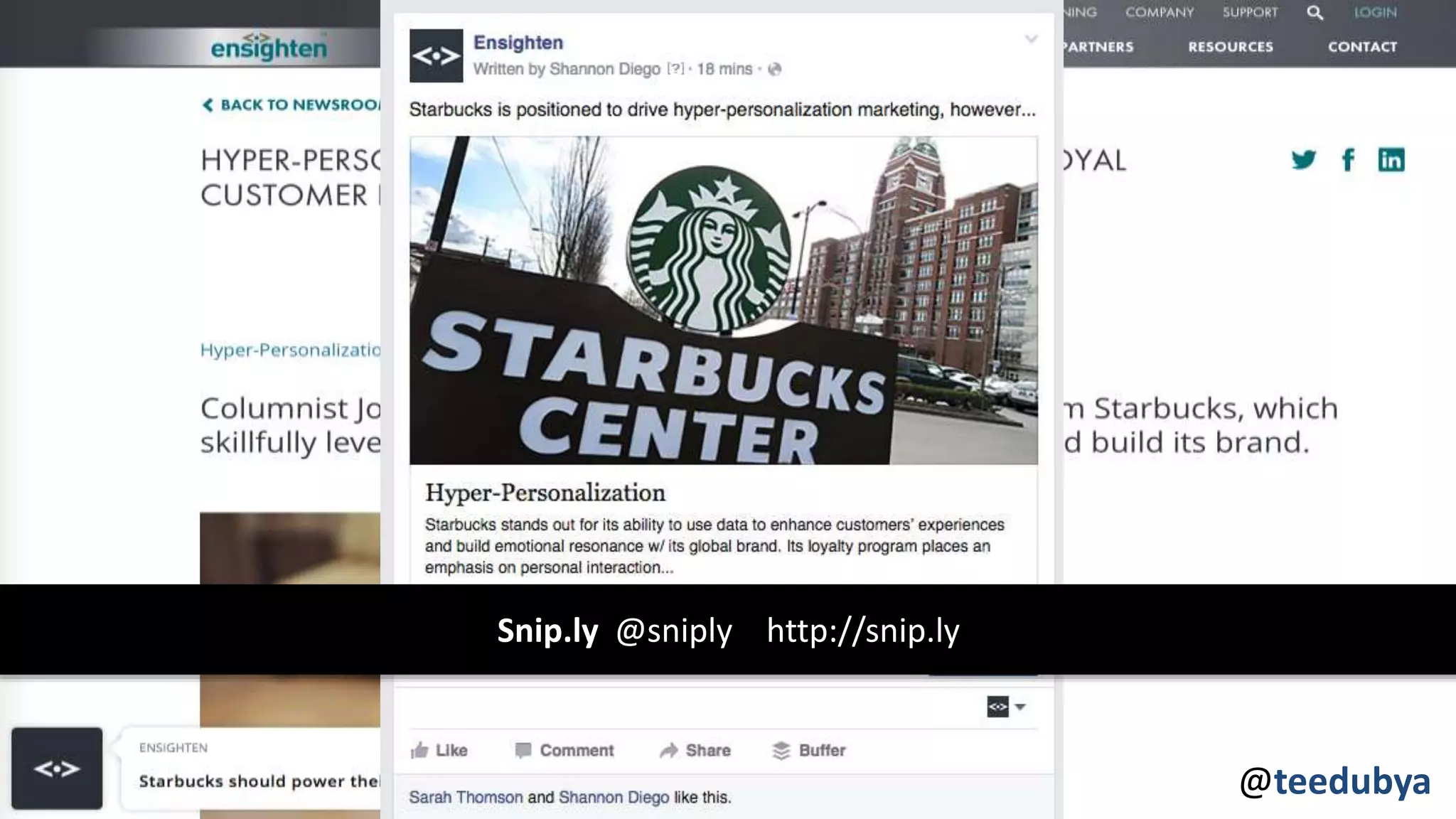 @teedubya
Snip.ly @sniply http://snip.ly
 