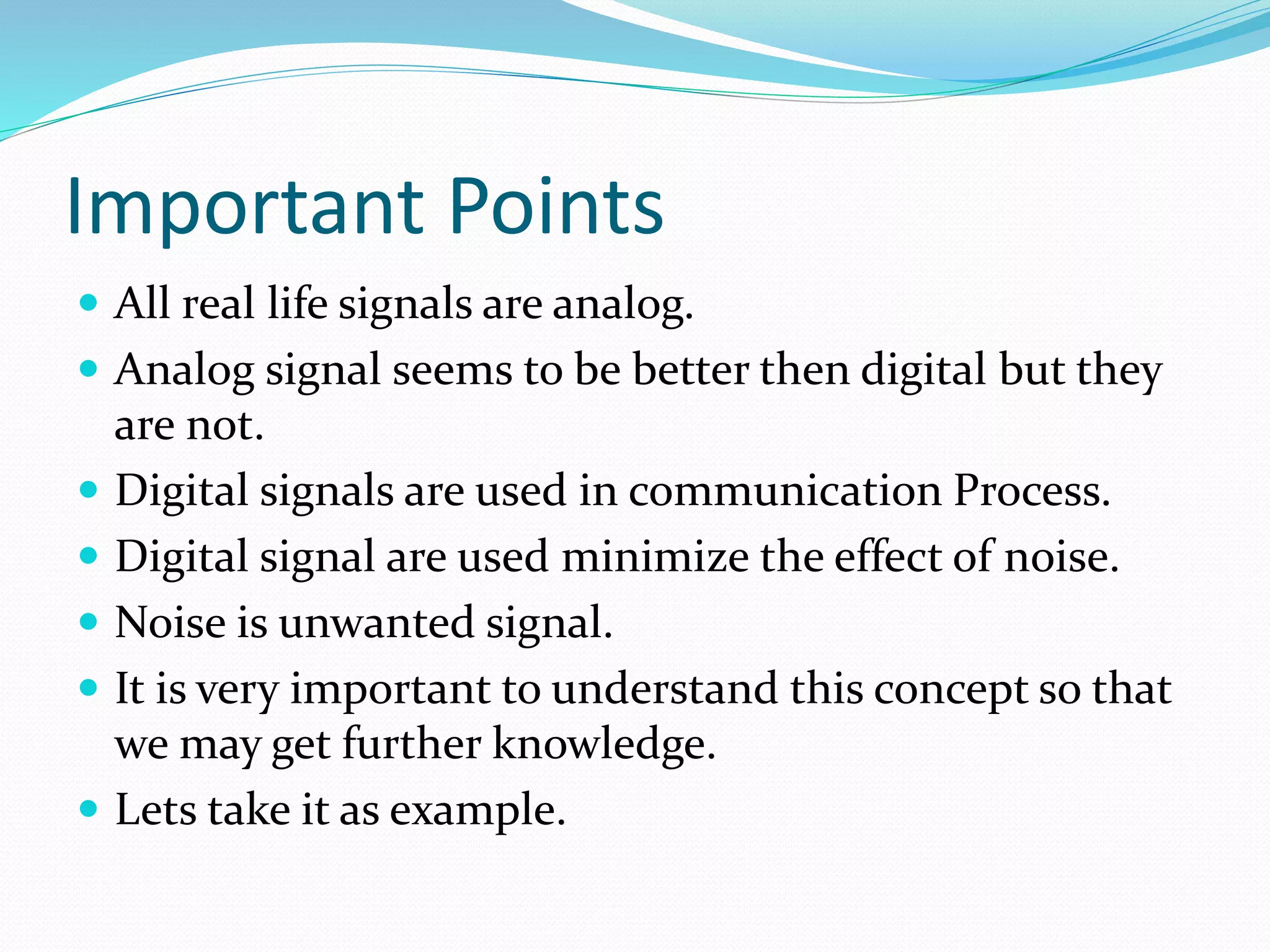 4. need of digital signal | PPTX