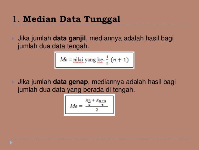 Ukuran Pemusatan Data