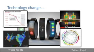 VISHAL GULATI Twitter: @vgul
Technology change….
 
