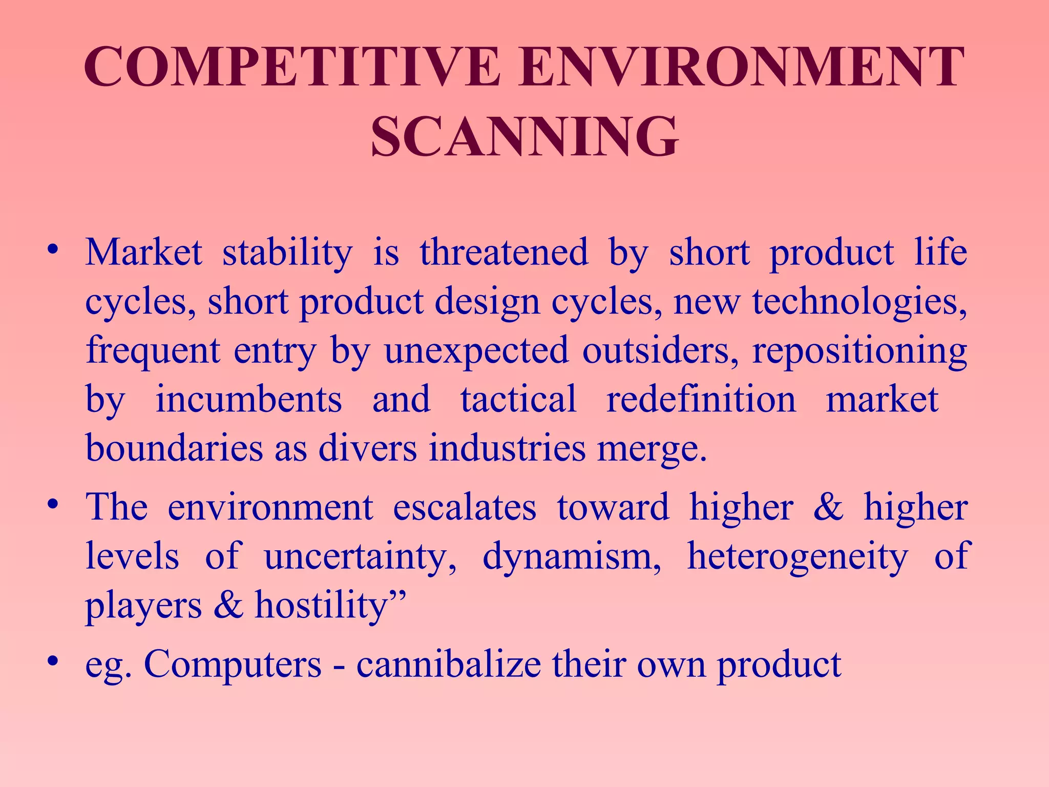 4. environmental scanning | PPT