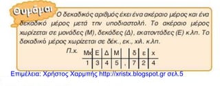 Επιμέλεια: Χρήστος Χαρμπής http://xristx.blogspot.gr σελ.5
 