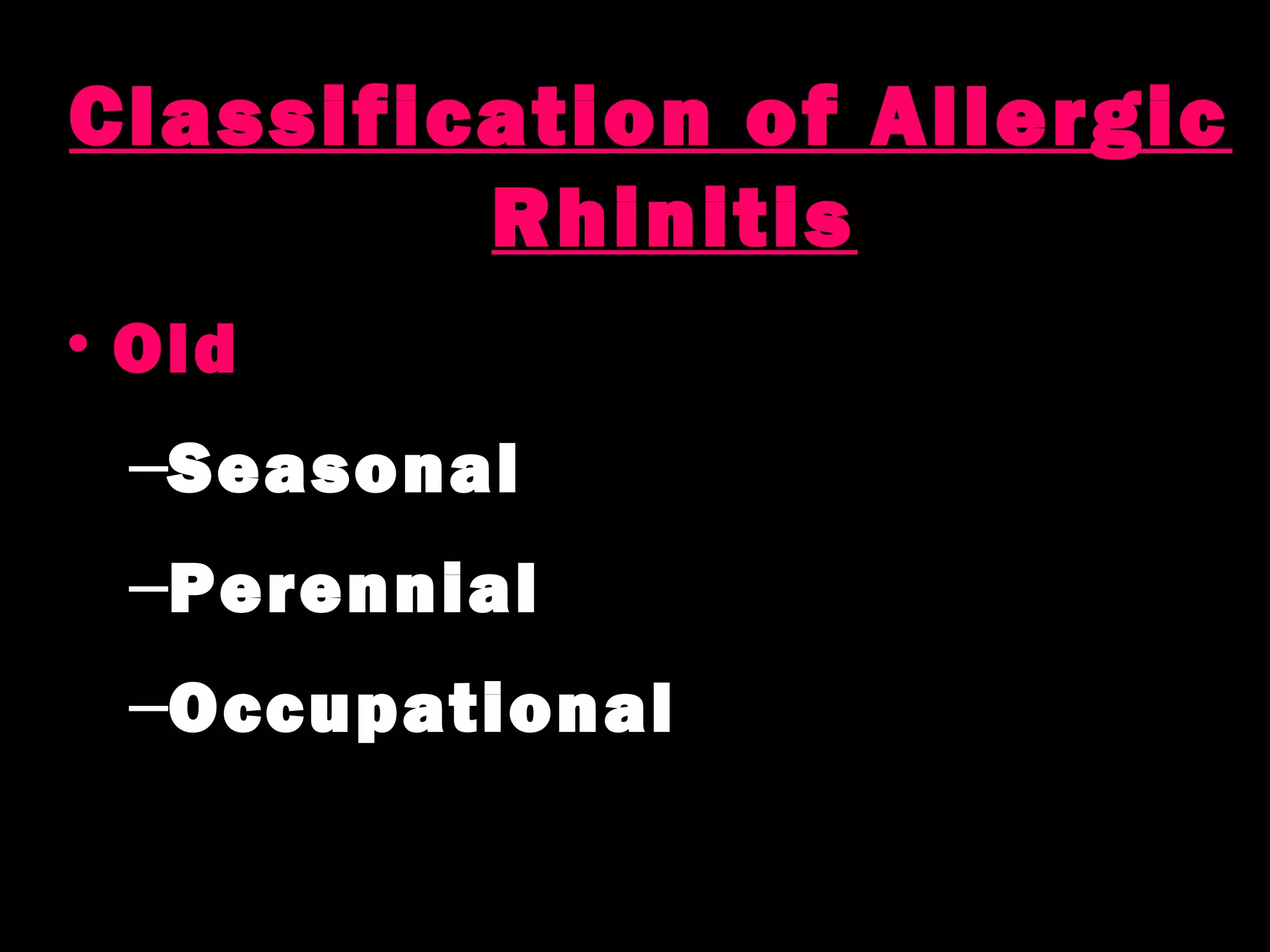 Allergic rhinitis | PPT