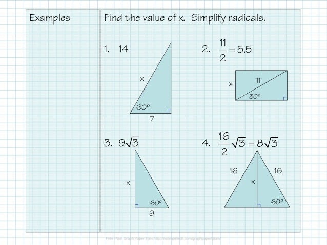 4 11 2 Special Right Triangles