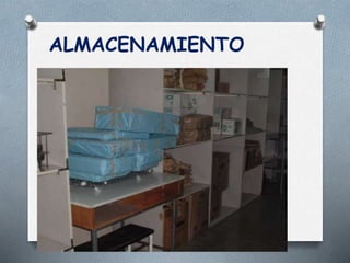 ALMACENAMIENTO
 