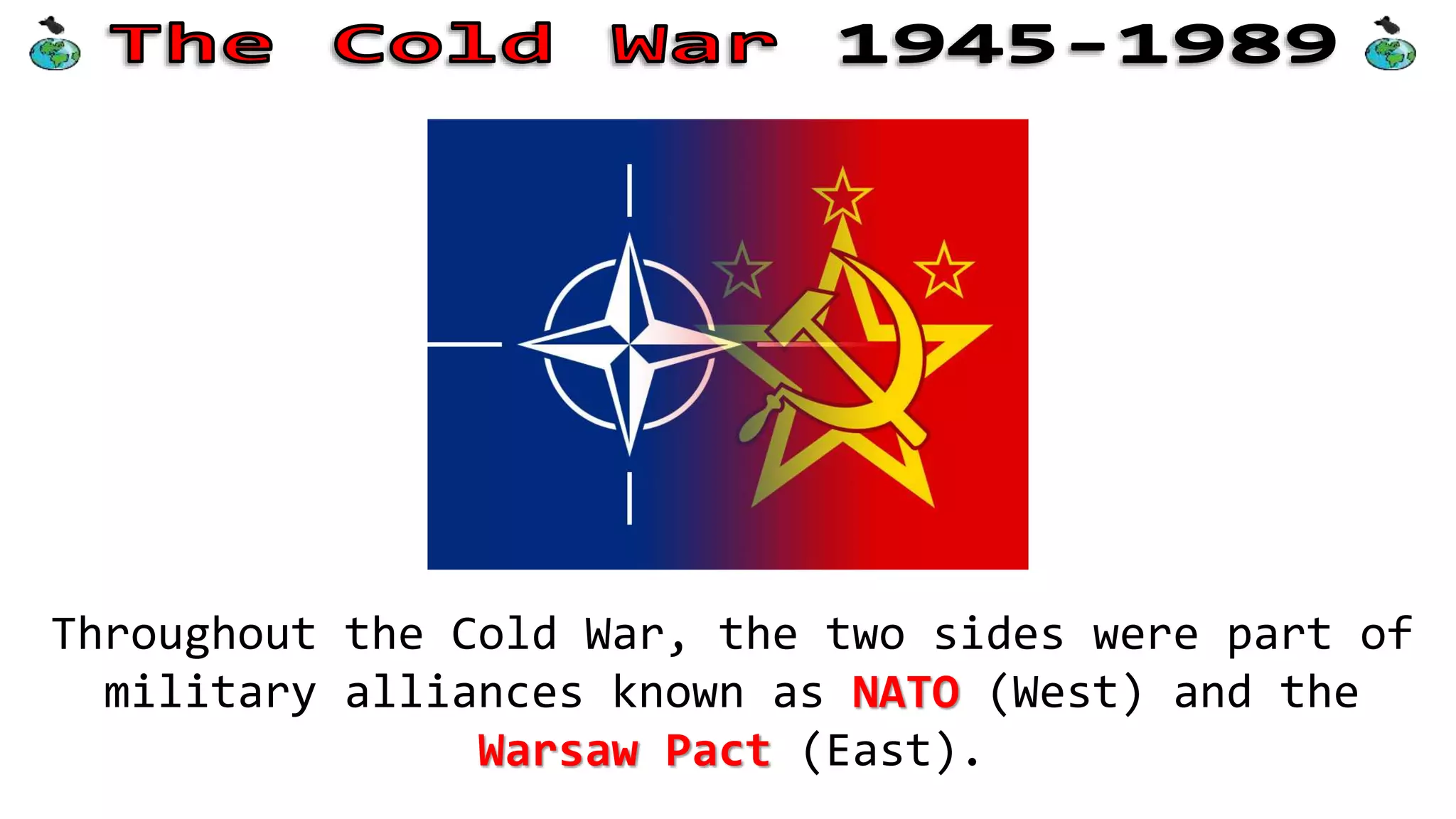 Causes of the Cold War - NATO and the Warsaw Pact | PPTX