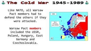 Causes of the Cold War - NATO and the Warsaw Pact | PPTX
