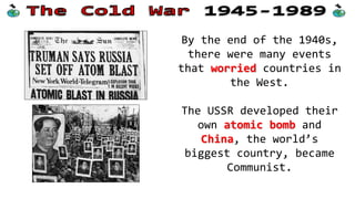 Causes of the Cold War - NATO and the Warsaw Pact | PPTX