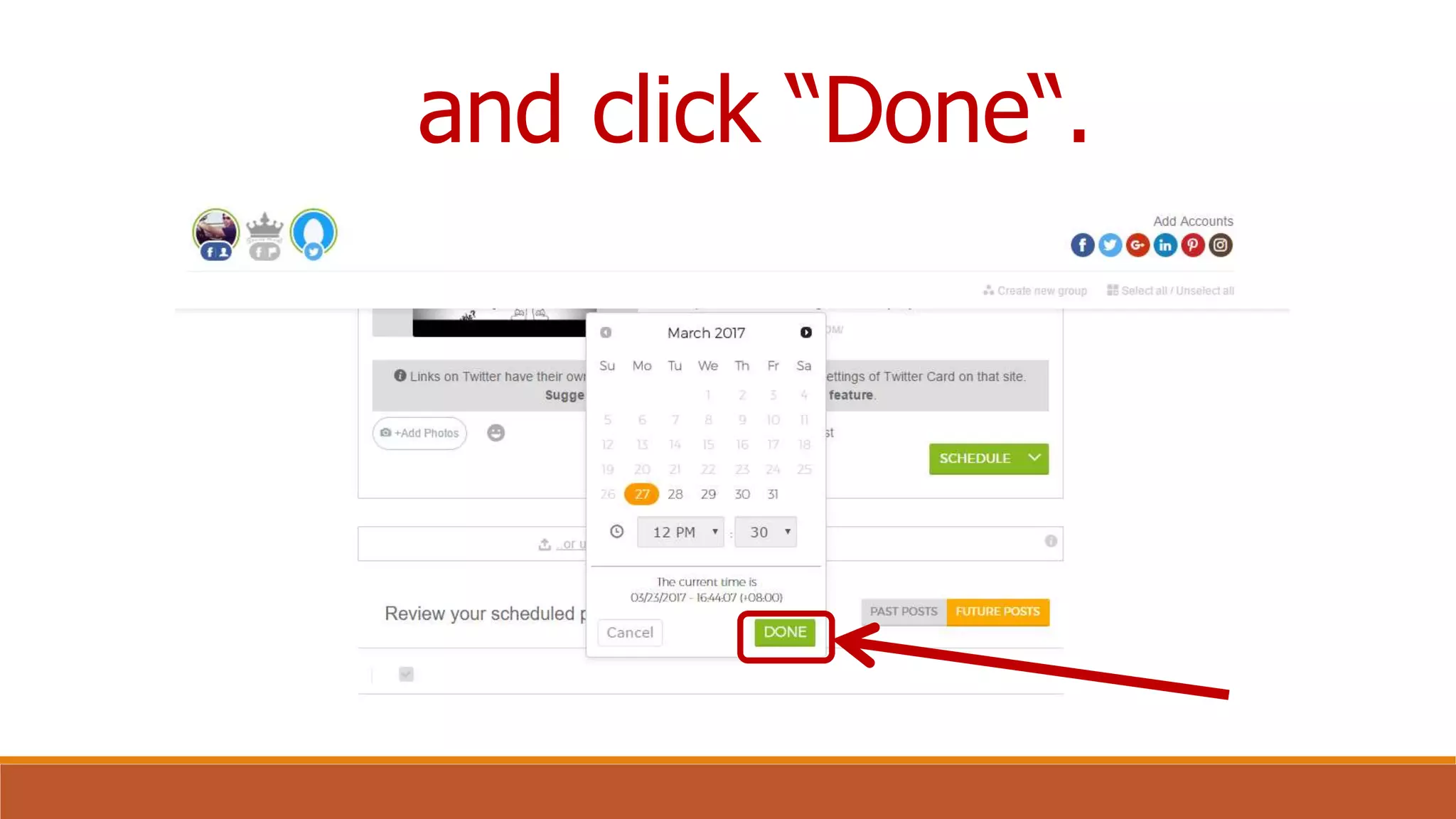 and click “Done“.
 