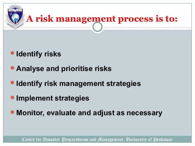 Disaster Risk Management