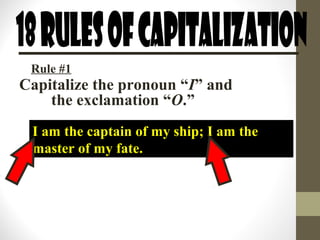 4. capitalization rules | PPT