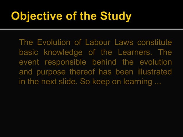 Evolution Of Labour Laws In India