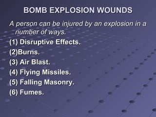 Small Explosive Injuries Forensic Medicine. Firearm | PPT