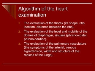 Cardiovascular System Scope Algorithm Radiological diagnostics of Cardiovascular System | PPT