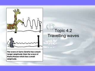 Topic 4.2
Travelling waves
 