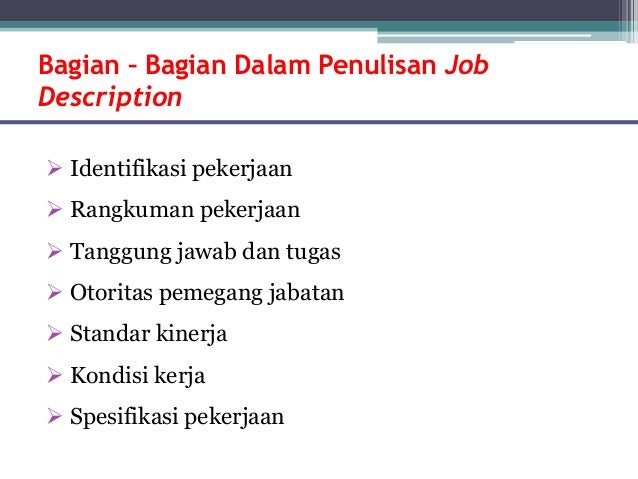 PPT Manajemen bakat dan analisis jabatan in Bahasa