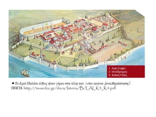 Σν Ιεξό Παιάηη όπσο ήηαλ γύξσ ζηα ηέιε ηνπ 10νπ αηώλα (αλαπαξάζηαζε).
ΠΖΓΖ: http://museduc.gr/docs/Istoria/B/LAI_K3_K4.pdf
 