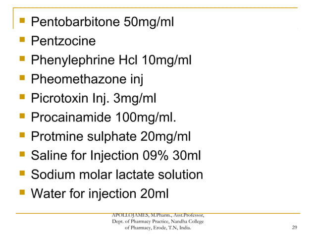 Penro Injection Formula Pharmacy and Therapeutic committee | PPT