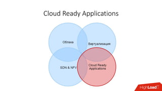 Cloud Ready Applications
 