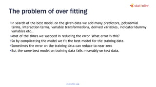 Model selection and cross validation techniques | PDF