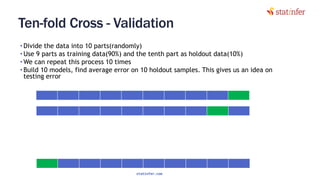 Model selection and cross validation techniques | PDF