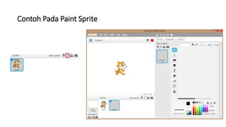 Contoh Pada Paint Sprite
 