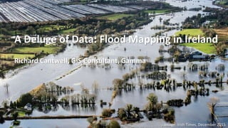 Image: Irish Times, December 2015
A Deluge of Data: Flood Mapping in Ireland
Richard Cantwell, GIS Consultant, Gamma
 