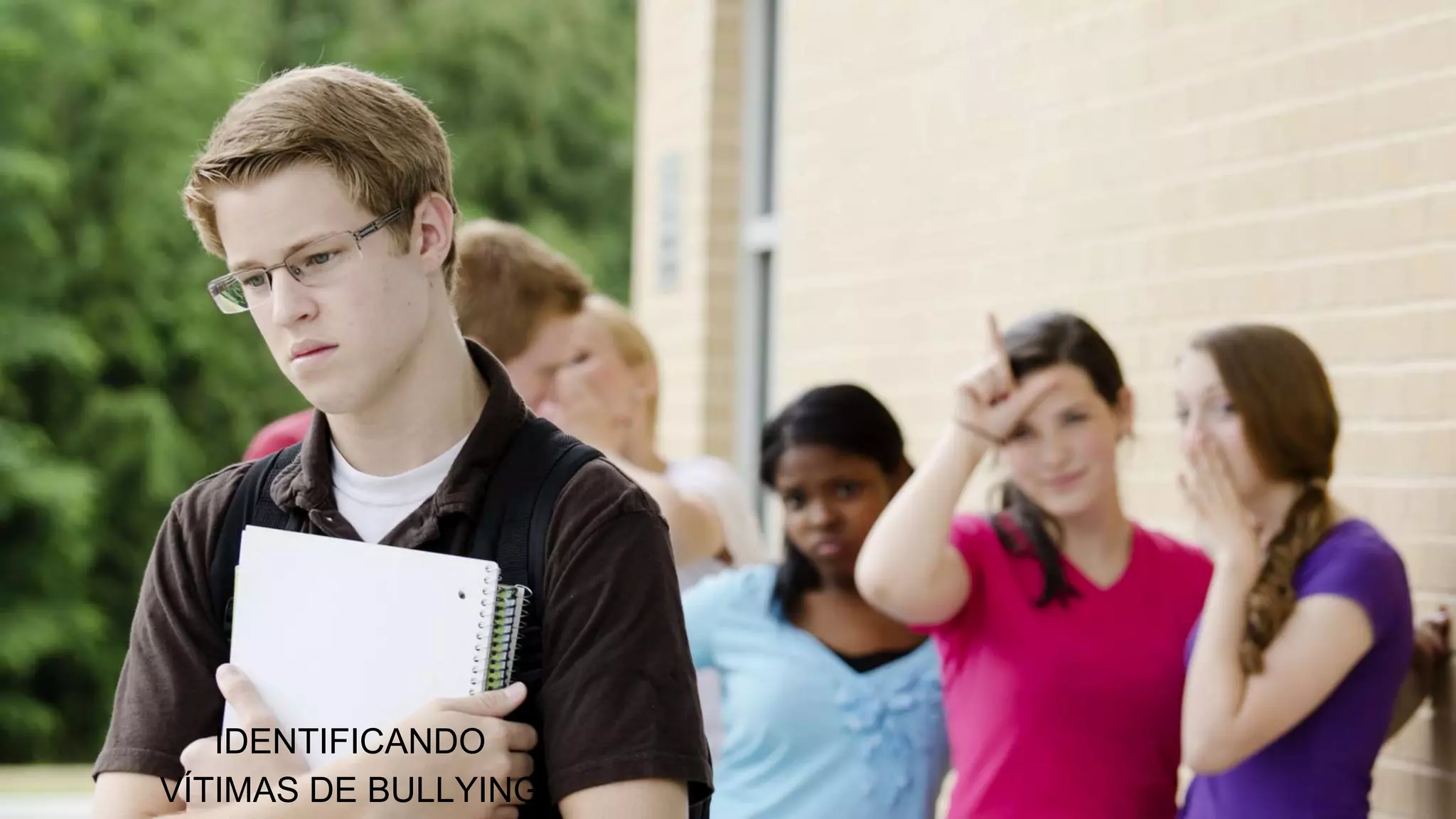 IDENTIFICANDO
VÍTIMAS DE BULLYING
 