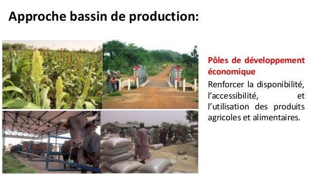 Approche bassin de production:
Pôles de développement
économique
Renforcer la disponibilité,
l’accessibilité, et
l’utilisa...