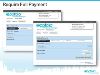 Require Full Payment
 