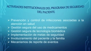 Seguridad del paciente | PPTX
