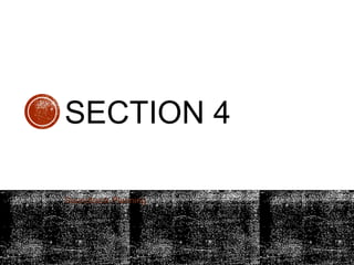 SECTION 4
Soundtrack Planning
 