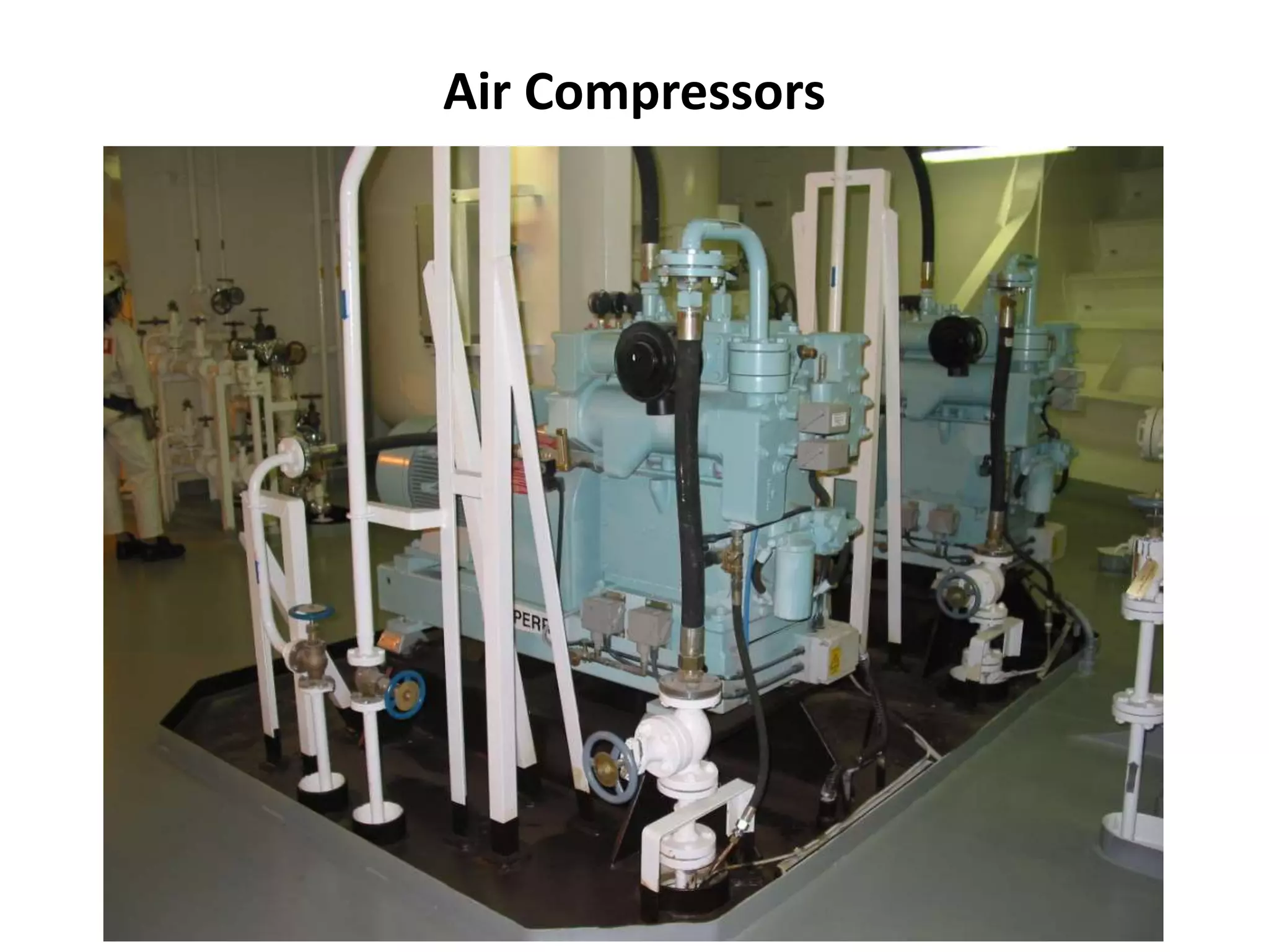 Types, Operations and Maintenance of Air Compressor Plants | PPTX