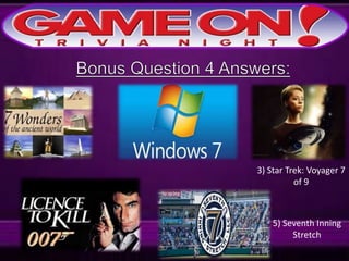 3) Star Trek: Voyager 7
of 9
5) Seventh Inning
Stretch