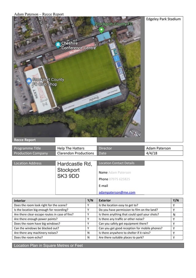 4. recce report | PDF