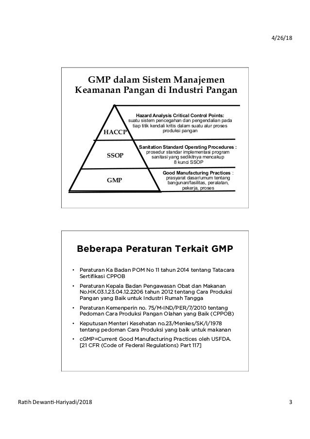 Prinsip Prinsip Gmp