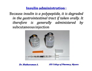4.5 insulin, oral hypoglycemic agents and glucagon | PDF