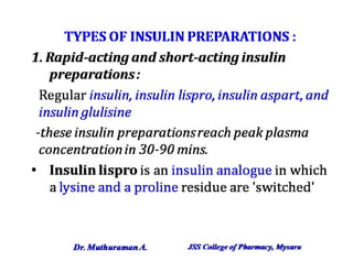4.5 insulin, oral hypoglycemic agents and glucagon
