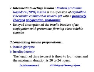 4.5 insulin, oral hypoglycemic agents and glucagon