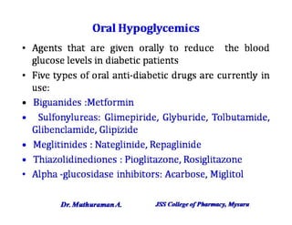4.5 insulin, oral hypoglycemic agents and glucagon | PDF