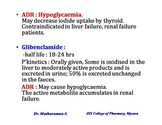 4.5 insulin, oral hypoglycemic agents and glucagon