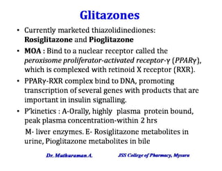 4.5 insulin, oral hypoglycemic agents and glucagon