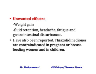 4.5 insulin, oral hypoglycemic agents and glucagon