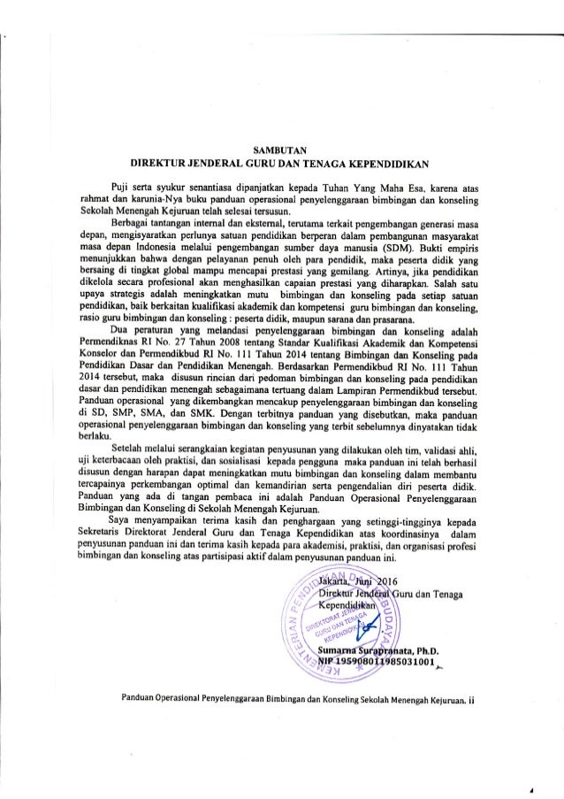Panduan Penyelenggaraan Bk Di Smk