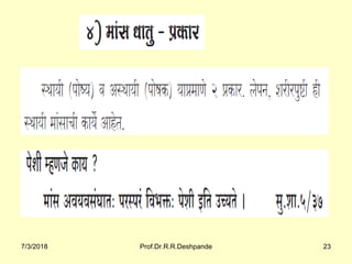 7/3/2018 Prof.Dr.R.R.Deshpande 23
 