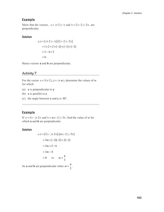 4.vectors Further Mathematics Zimbabwe Zimsec Cambridge | PDF