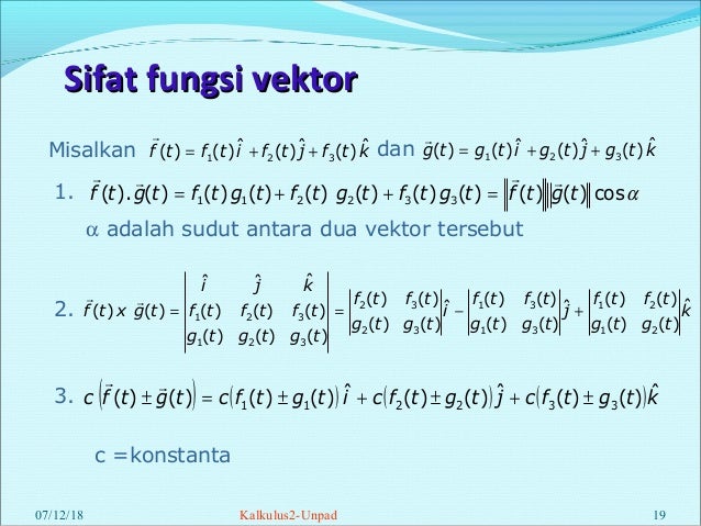 Fungsi Vektor Kalkulus 2