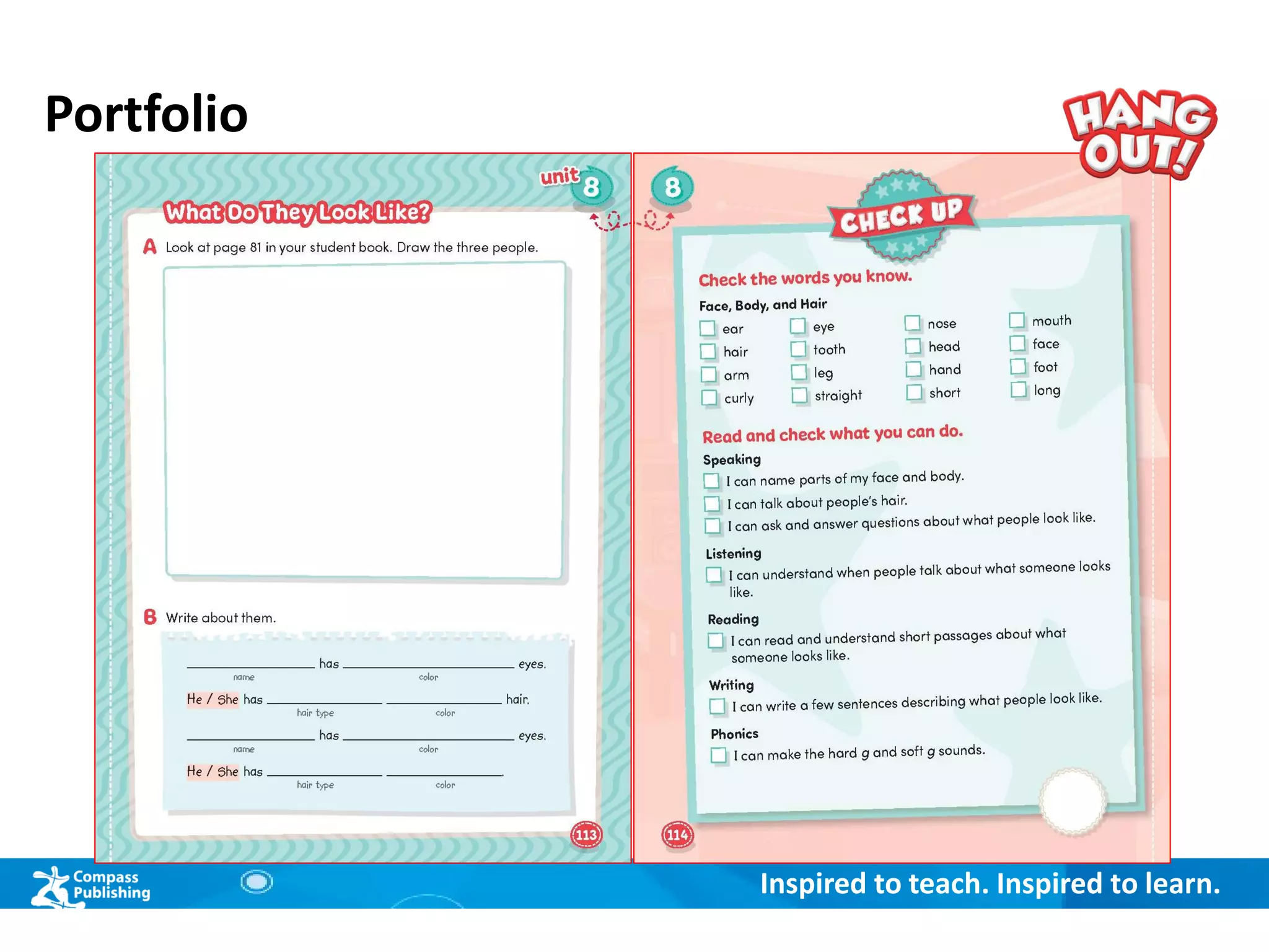 Inspired to teach. Inspired to learn.
Portfolio
 