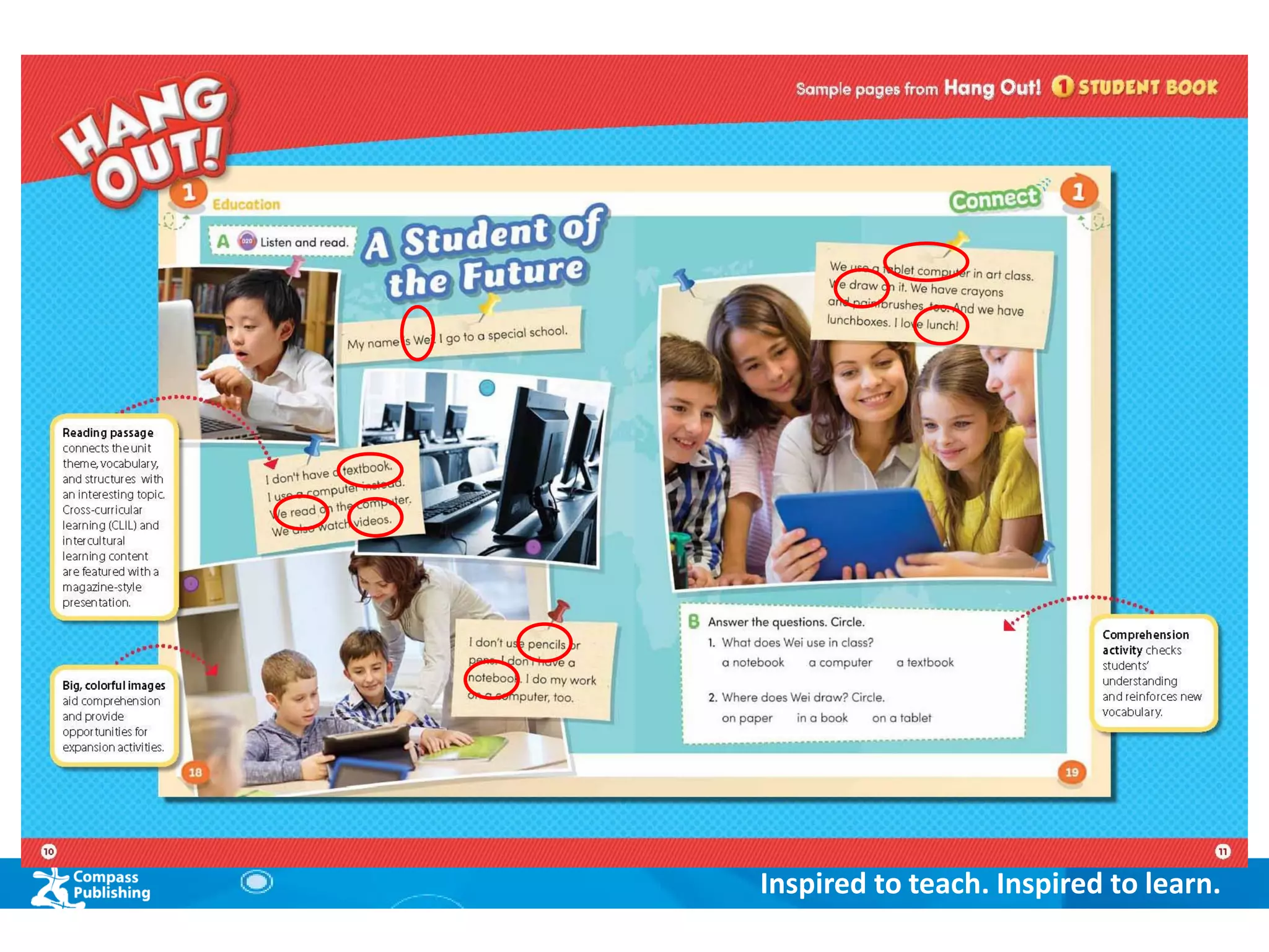 Inspired to teach. Inspired to learn.
 